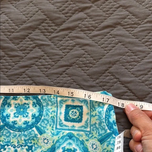 NWT Talbot’s Petite Patterned Blue Skirt Size 12P - Picture 6 of 9